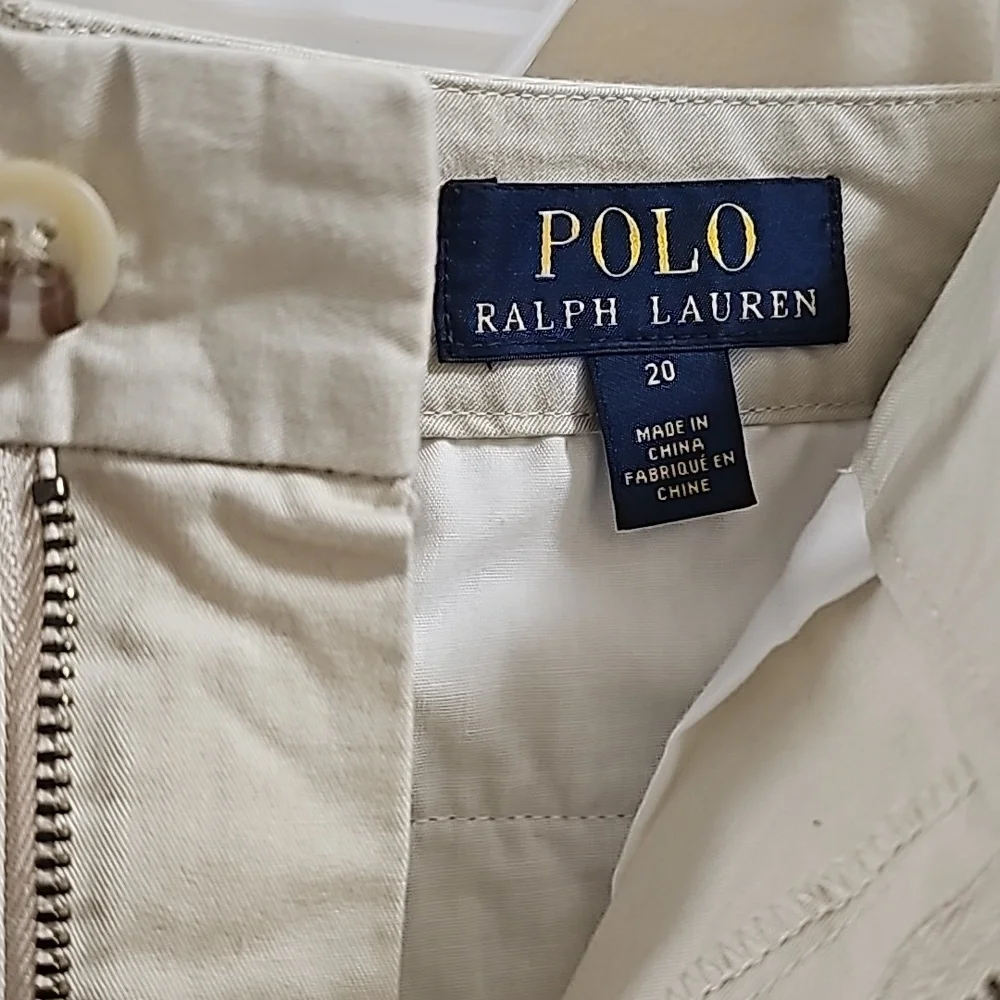 Polo Ralph Lauren Boy's Straight Fit Stretch Chino Short‎ size 20